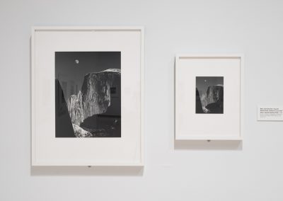 Installation view, Ansel Adams: Performing the Print, 2020, Phoenix Art Museum. Image courtesy of Phoenix Art Museum. © The Ansel Adams Publishing Rights Trust.